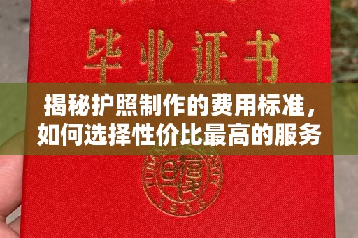 张湾揭秘护照制作的费用标准，如何选择性价比最高的服务？